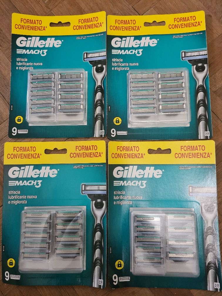 Rezerve gillette Mach3!!! SET 9 rezerve