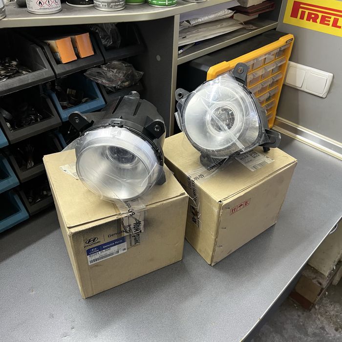 Новые ориг противотуманки Hyundai HD 65 72 78