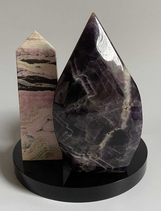 Decor Cristale - Ametist&Celestina&Rodocrozit -Set Cristale