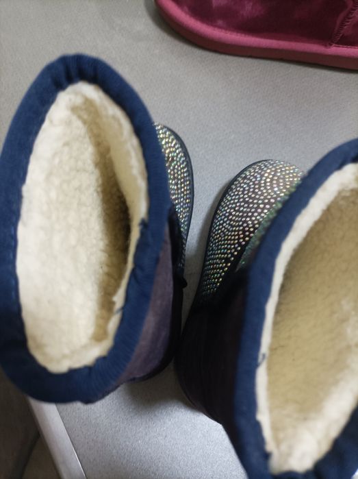 Угги детский привозной размер 28 новый внутри натуральный шерсть