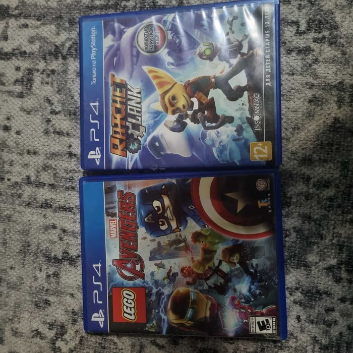 Игры для пс 4 рэтчет и кланк , lego marvel