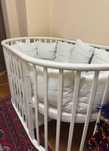Кровать Baby Luxe Aisha белый цвет
