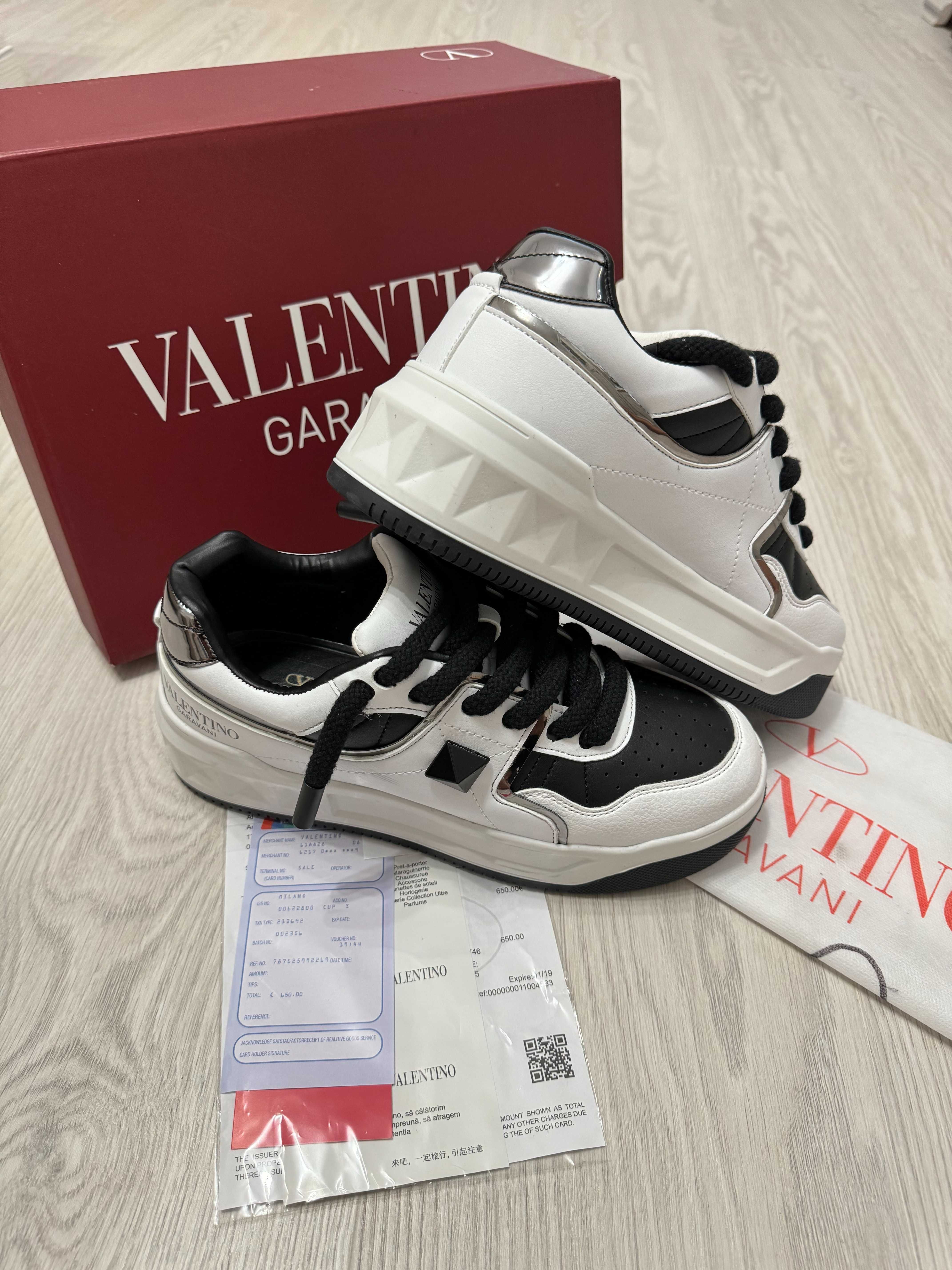 Adidasi Valentin o Garavan i - One Stud Low-Top Sneakers Full BOX -NOI