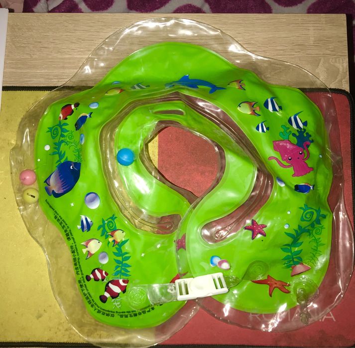 Colac de gât pentru bebeluși, culoarea verde