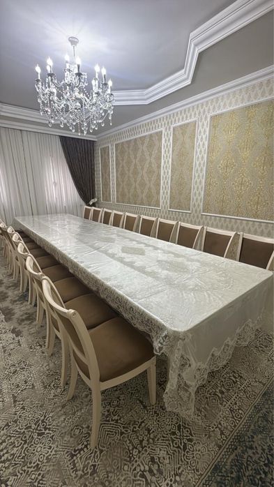 Стол 5 метр стуля 20 штук