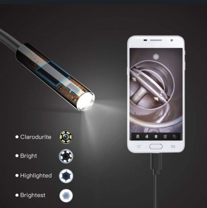 Camera Inspecție Camera Endoscopica android 2m , camera flexibila