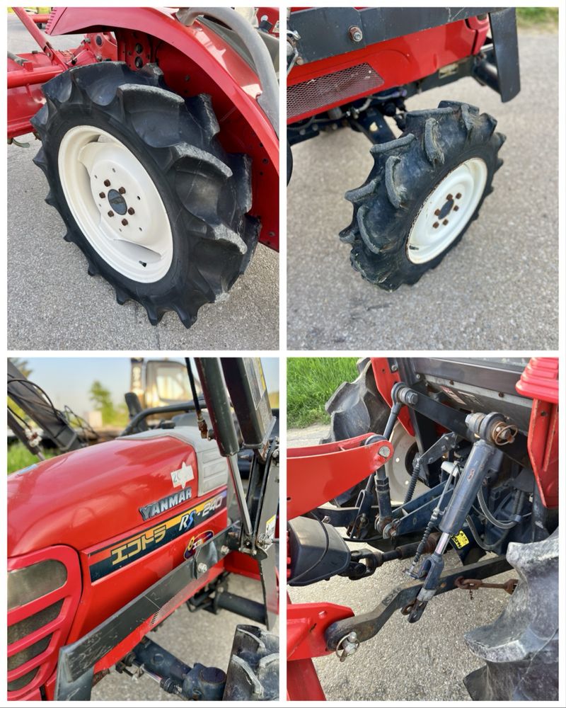 Tractor,tractoras yanmar RS240,incarcator,servo,inversor,freza,kubota