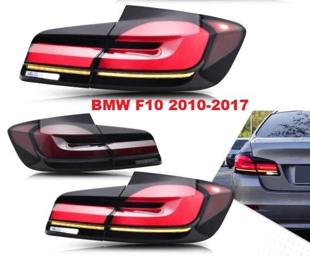 Stopuri LED BMW Seria 5 F10 2010-2017 F90 LCI Design Poze Reale