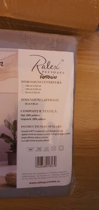 Set huse canapea si 2 fotolii (gri) Pucioasa