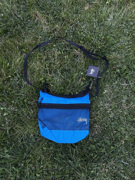 Барсетка синия stussy, новая