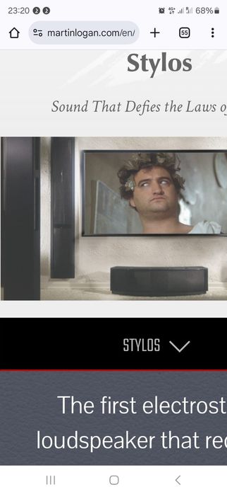 Martin Logan Stylos boxe Electrostatice High End