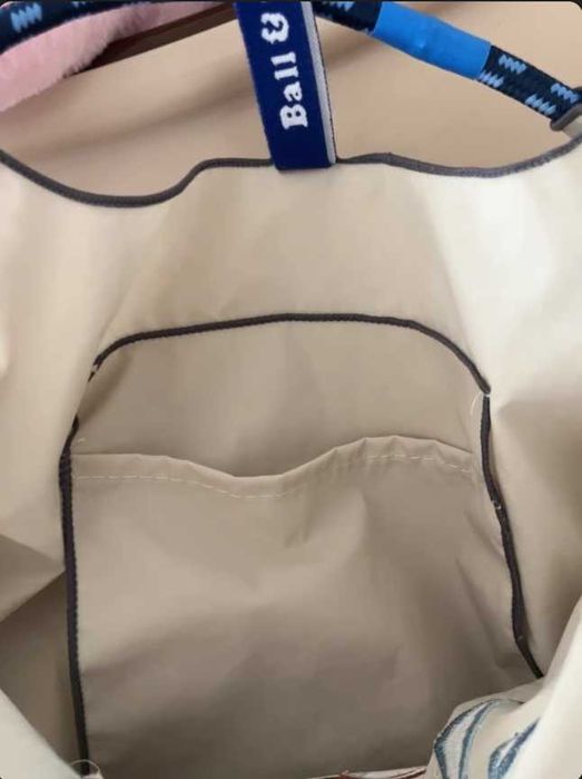 Sacoșă de cumpărături brodată cu lanț japonez ball chain