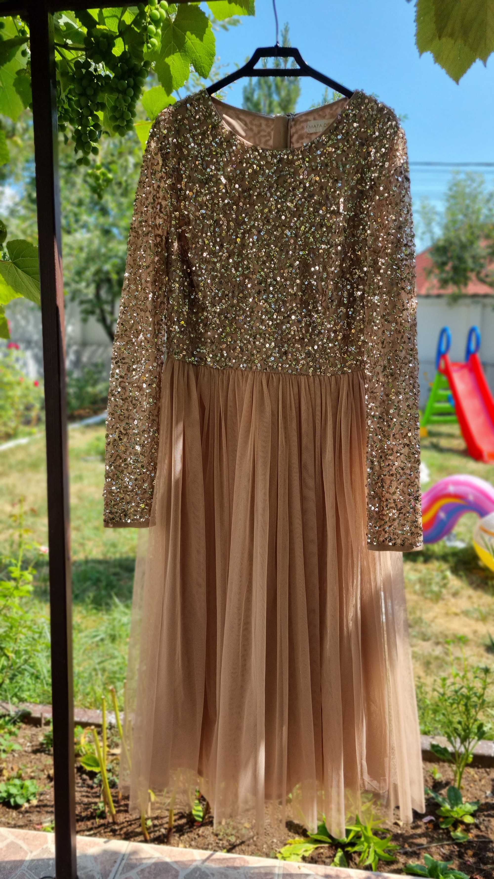Rochie eleganta de dama masura M, Maya Bridesmaid,  midi, stare f buna