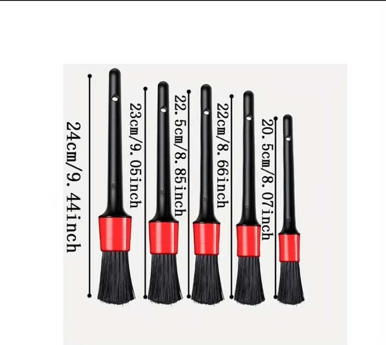 5- Perii cu Perii Moi pentru Detailing