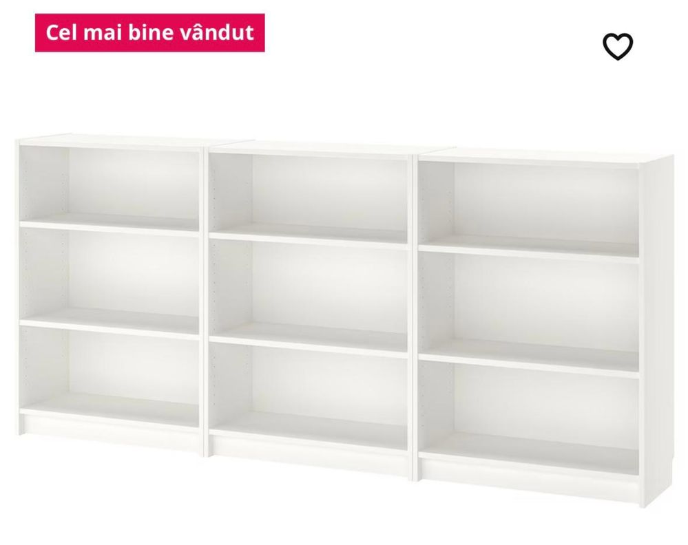 Biblioteca Ikea modulara 3 corpuri