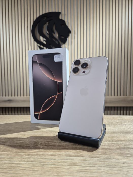 iPhone 16 Pro Max 256gb Desert Neverlocked Bat 93%/Fact+Garantie