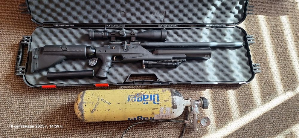 Въздушна пушка пцп, pcp, Kral Arms Bigmax X 6.35