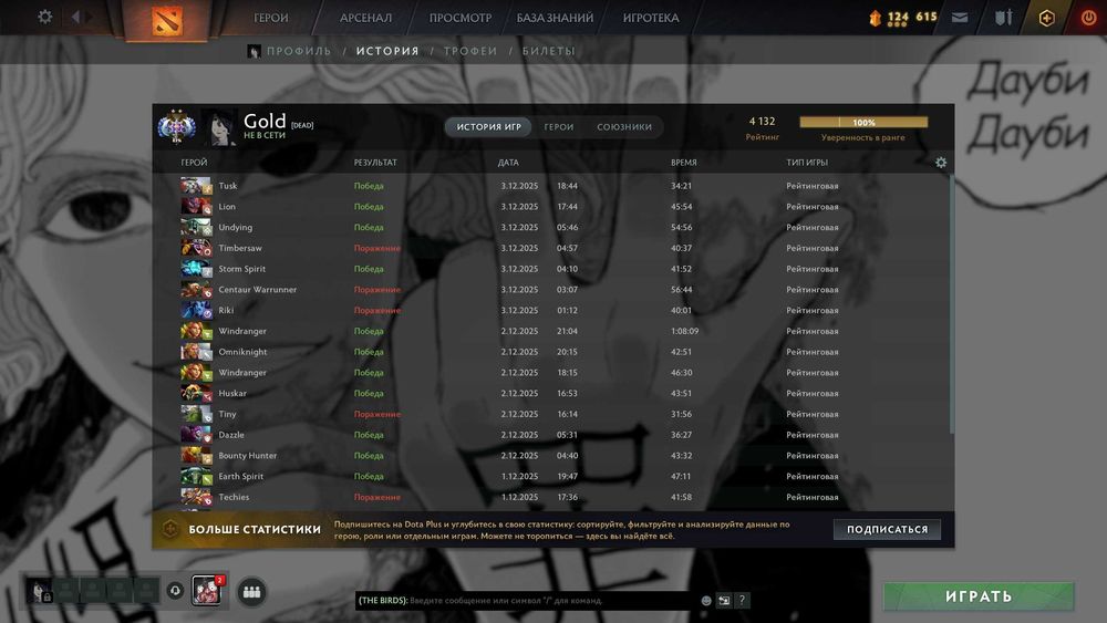 Продаю аккаунт с дотой 2