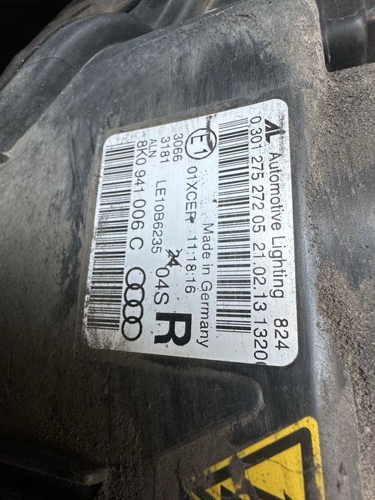 Set far faruri bi xenon audi a4 b8.5 facelift europa volan stanga