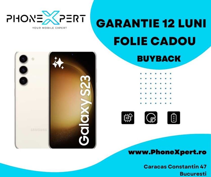 PhoneXpert SH - Samsung Galaxy S23 256GB Cream #11433