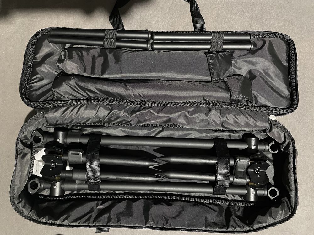 Шаранджийски въдици Daiwa с калъф Mack2 + Стойка