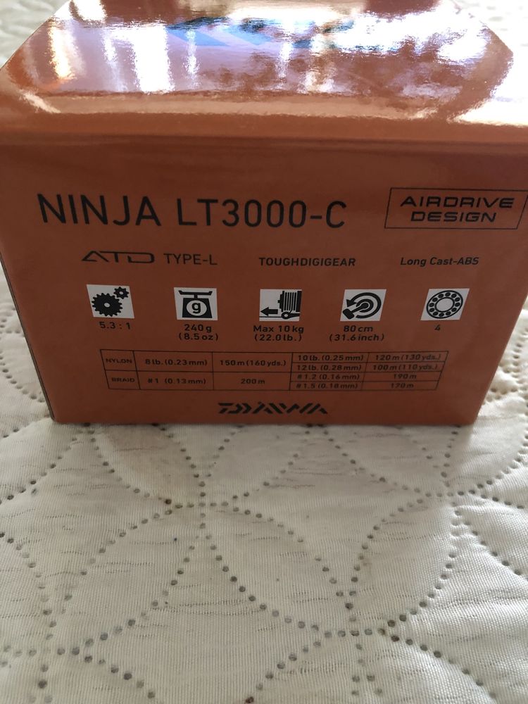 Спининг / Мач Макара Daiwa 23 Ninja LT3000-C