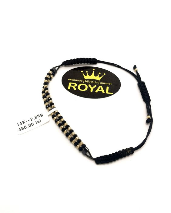 Bijuteria Royal bratara snur din aur 14k 2.88 gr
