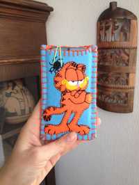 Husa protectie Telefoane, model Garfield, produs handmade