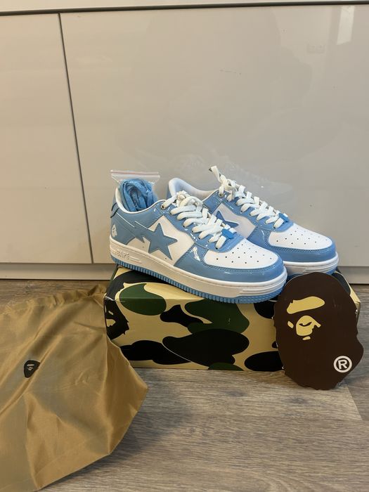 Bape / bapesta/ shoes/ обувки baby blue