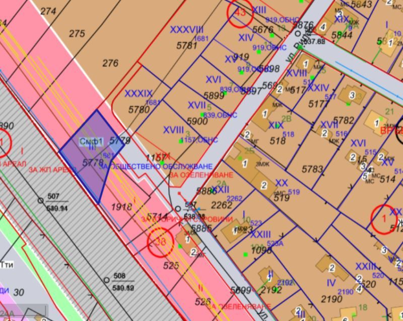 Парцел в София-Обеля площ 1527 цена 152700