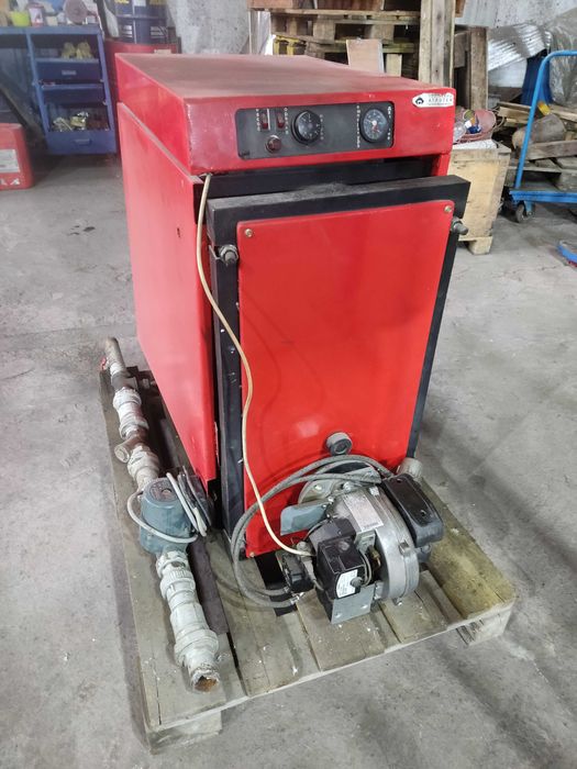 Печь котёл отопительный, водогрейный на солярке,