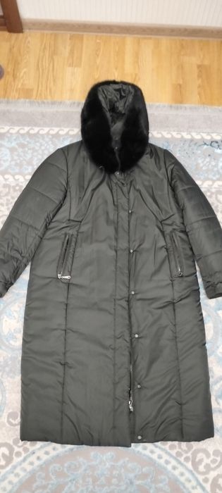 Продам зимнюю куртку за 50 тыс тг, воротник норка