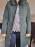 Palton casmir verde