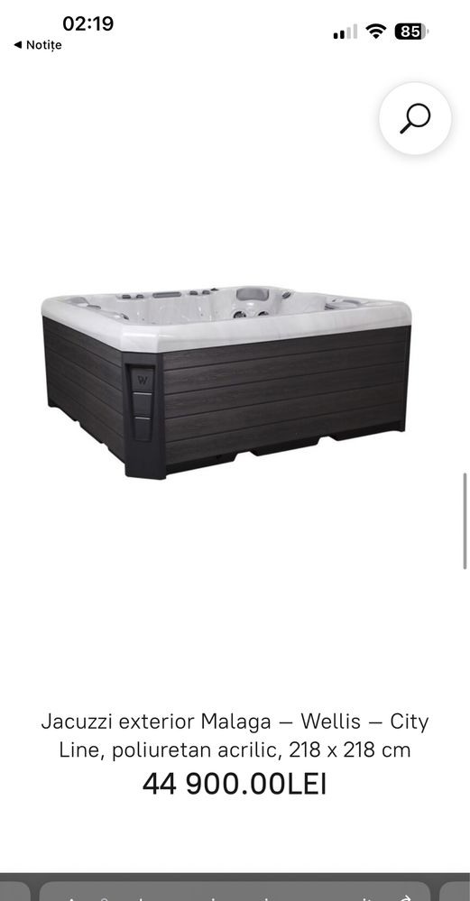 Vand afacere automatizată de dropshipping - Jacuzzi-uri/Ciubăr