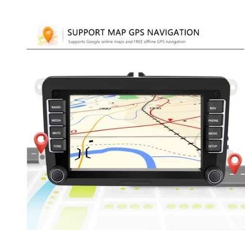 Navigatie 2GB Android Auto dedicata VW Passat Golf Touran Skoda Seat