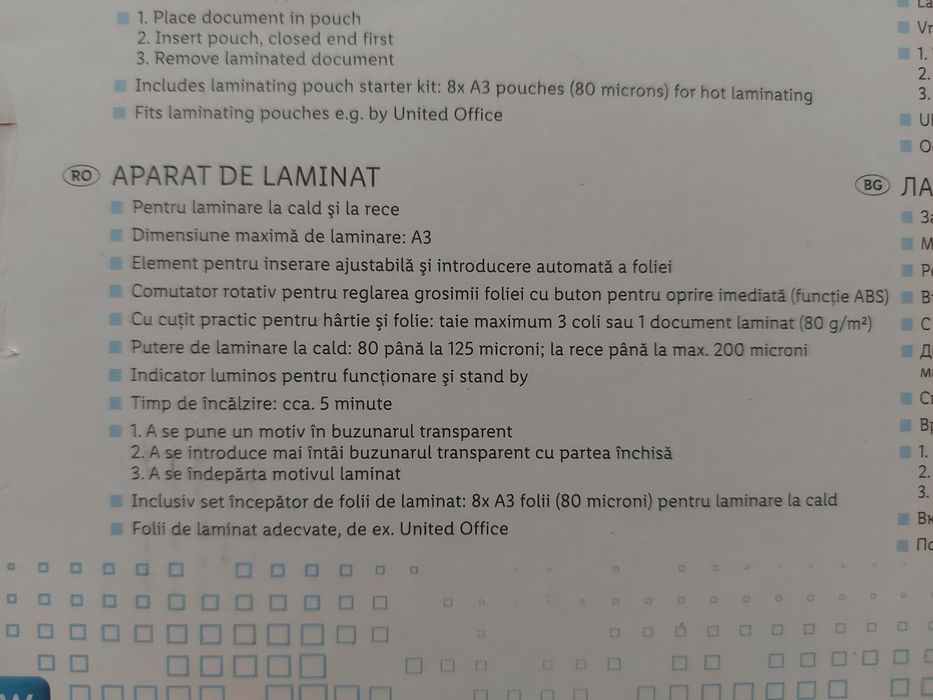 Laminator  cu Cutter de Decupare