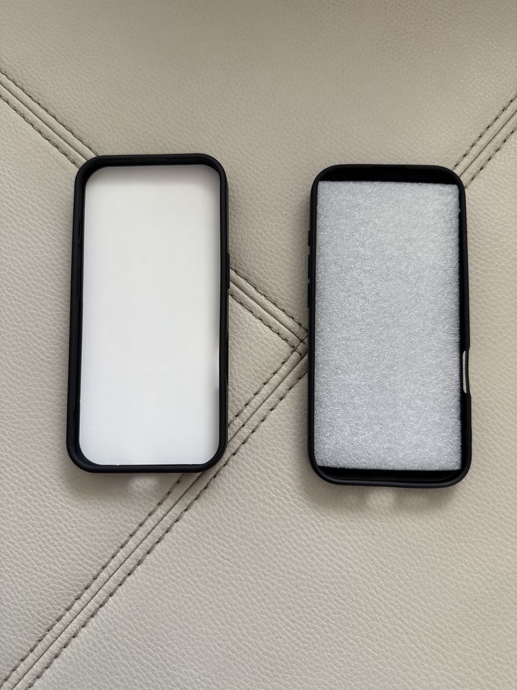 Husa protectie cu incarcare wireless plus husa normala iPhone 16 Pro