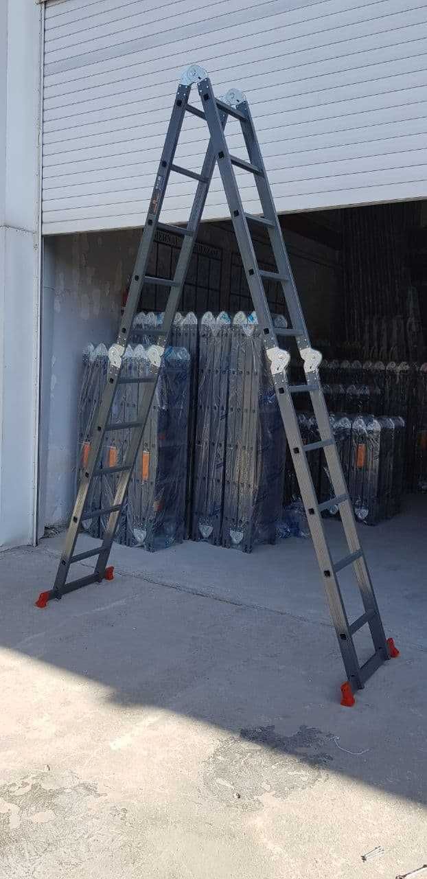 Алюминиевая лестница стремянка -Уверенность в каждой ступени. narvon