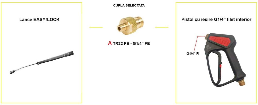Conector insurubare rapida Karcher HD EasyForce