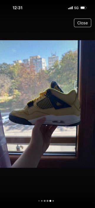 Jordan 4 Lightning originali