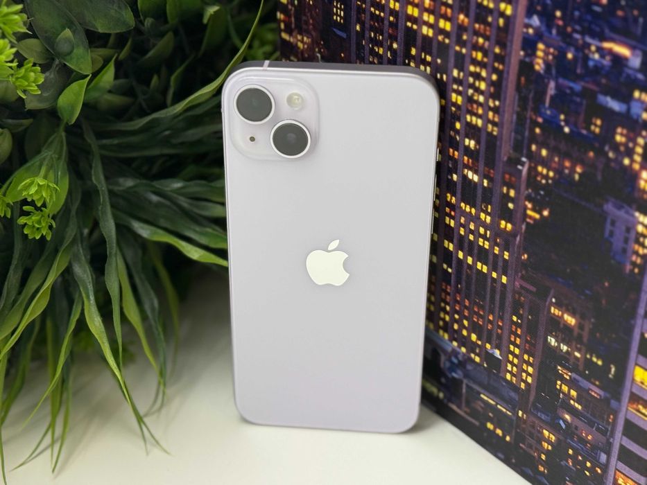 Като Нов ! iPhone 14 Plus Purple 128GB 100% батерия Гаранция