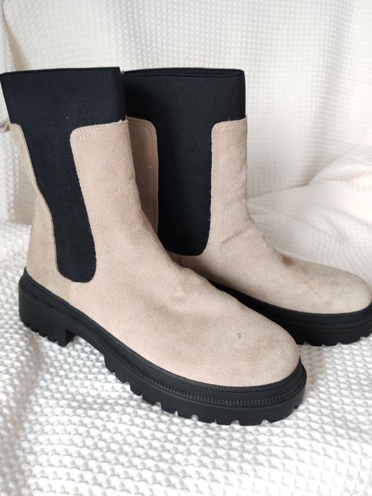 Ghete 41 Reserved piele naturală întoarsă suede velur