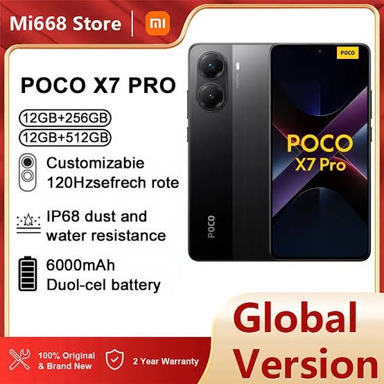 Poco X7 pro 5G версия вышел 2025г мощный аккумулятор игровой Процессор