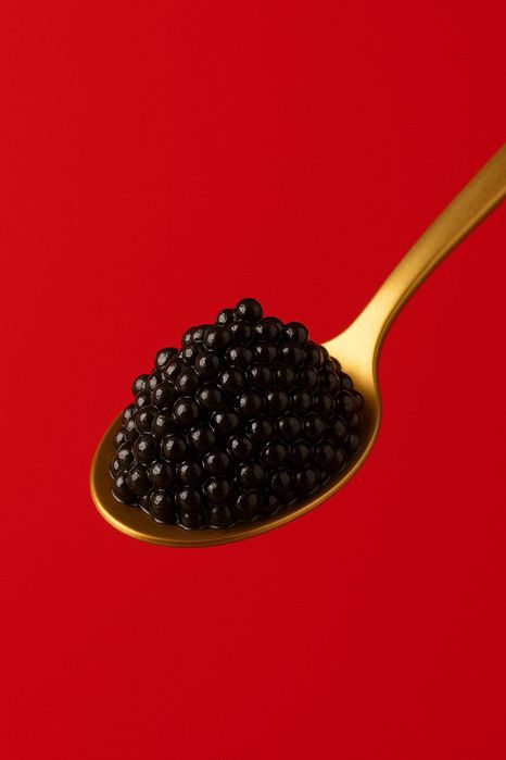 Qizil ikra keta baliqdan olingan Kam tuzli