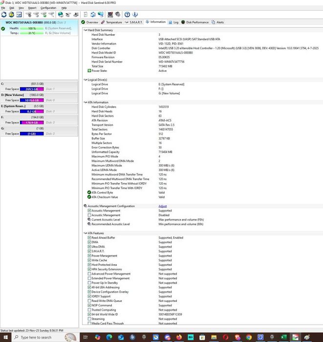 Hard disk desktop Western Digital 750GB 32MB 7200rpm SATA2 -WD7501AALS