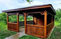 Foisor terasa pergola pavilion de lemn în toata romania Montaj 2 zile