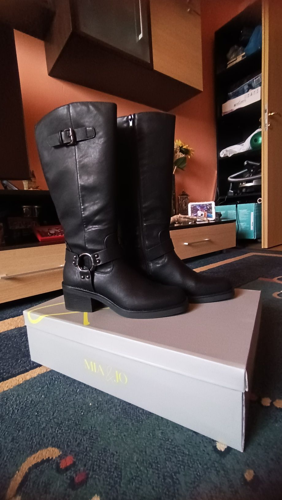 Biker boots Mia & Jo mărimea 42