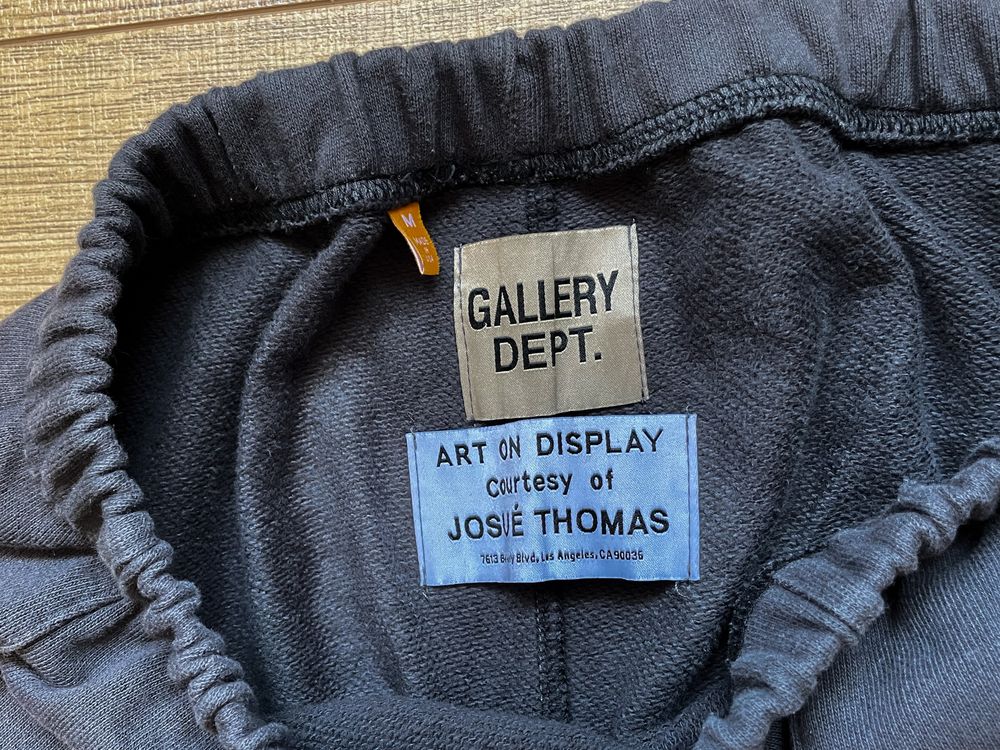 Pantaloni Flarred Gallery Dept Gri&Alb&Negru