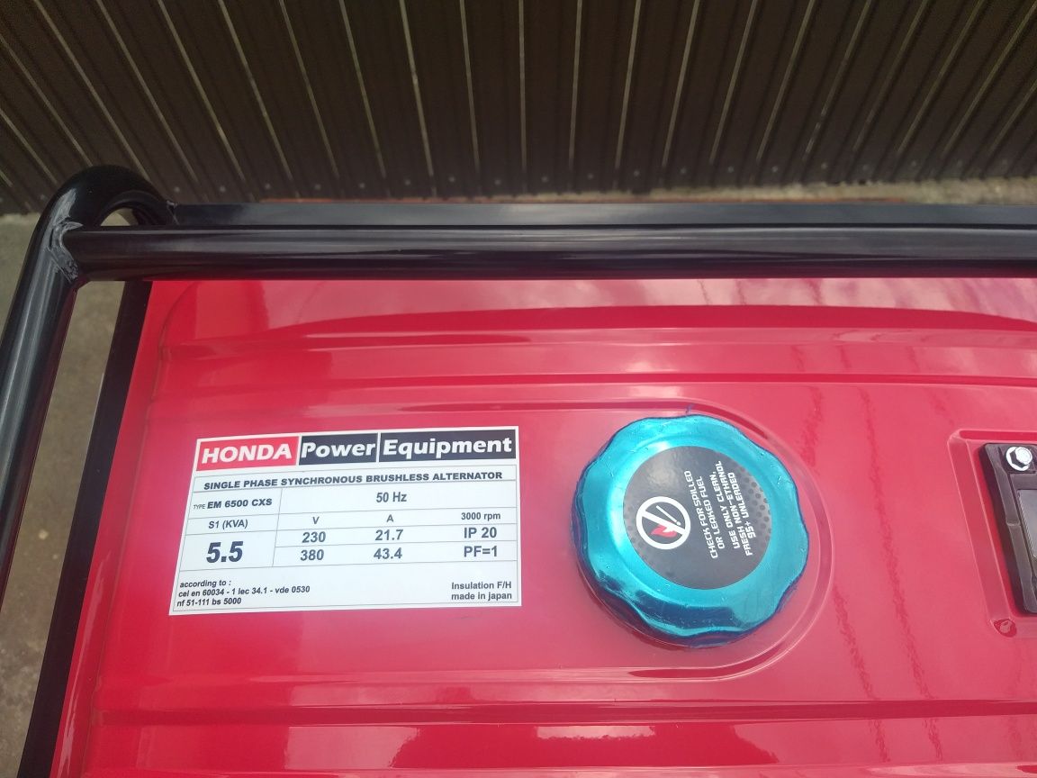 Generator Honda, 5.5 kw, 220v/380v, benzina, NOU, livrare gratuita