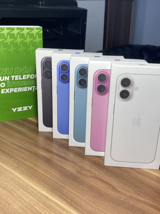 iPhone 16 /128 GB/Garanție 24 luni |Sănătate baterie 100% /Nou sigilat